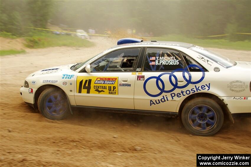 Tim Michel / Bryce Proseus Audi A4 Quattro on SS7, Sand Rd.