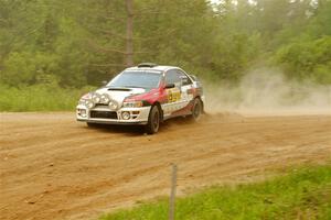 Chris Barribeau / Alex Ferencz Subaru Impreza RS on SS7, Sand Rd.