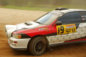 Chris Barribeau / Alex Ferencz Subaru Impreza RS on SS7, Sand Rd.