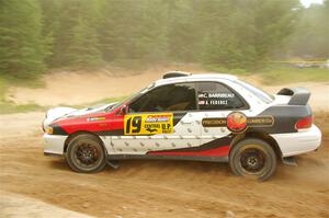 Chris Barribeau / Alex Ferencz Subaru Impreza RS on SS7, Sand Rd.