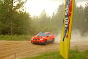 Mike Engle / Morgan Engle Subaru WRX on SS7, Sand Rd.