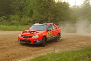 Mike Engle / Morgan Engle Subaru WRX on SS7, Sand Rd.