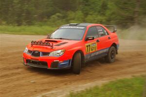 Mike Engle / Morgan Engle Subaru WRX on SS7, Sand Rd.