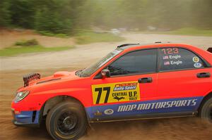 Mike Engle / Morgan Engle Subaru WRX on SS7, Sand Rd.