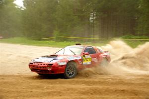 Al Dantes, Jr. / Zach Rondeau Mazda RX-7 LS on SS7, Sand Rd.