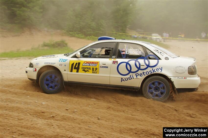 Tim Michel / Bryce Proseus Audi A4 Quattro on SS7, Sand Rd.