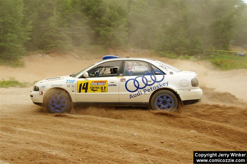 Tim Michel / Bryce Proseus Audi A4 Quattro on SS7, Sand Rd.