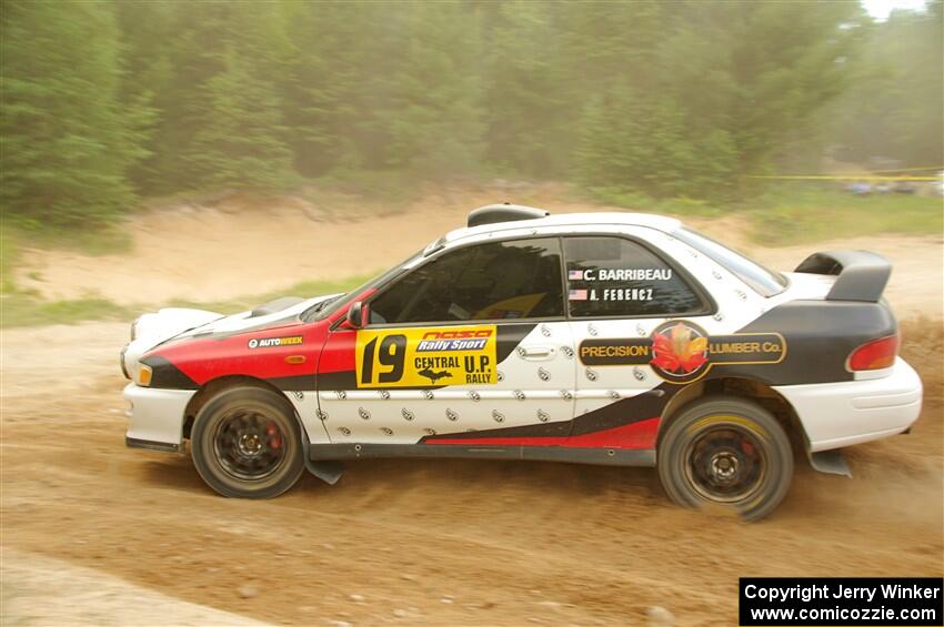 Chris Barribeau / Alex Ferencz Subaru Impreza RS on SS7, Sand Rd.