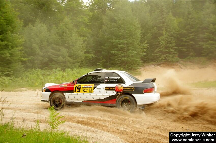 Chris Barribeau / Alex Ferencz Subaru Impreza RS on SS7, Sand Rd.