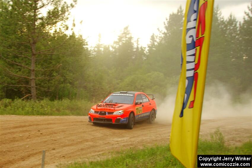 Mike Engle / Morgan Engle Subaru WRX on SS7, Sand Rd.