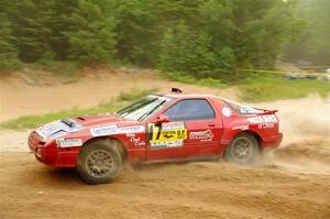 Al Dantes, Jr. / Zach Rondeau Mazda RX-7 LS on SS7, Sand Rd.