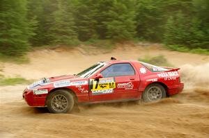 Al Dantes, Jr. / Zach Rondeau Mazda RX-7 LS on SS7, Sand Rd.