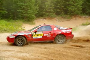 Al Dantes, Jr. / Zach Rondeau Mazda RX-7 LS on SS7, Sand Rd.