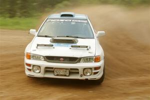 Tyler Matalas / Izaak Degenaer Subaru Impreza LX on SS7, Sand Rd.