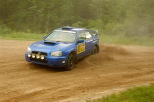 Eric Lind / Alicia Kozakiewicz Subaru WRX STi on SS7, Sand Rd.