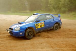 Eric Lind / Alicia Kozakiewicz Subaru WRX STi on SS7, Sand Rd.