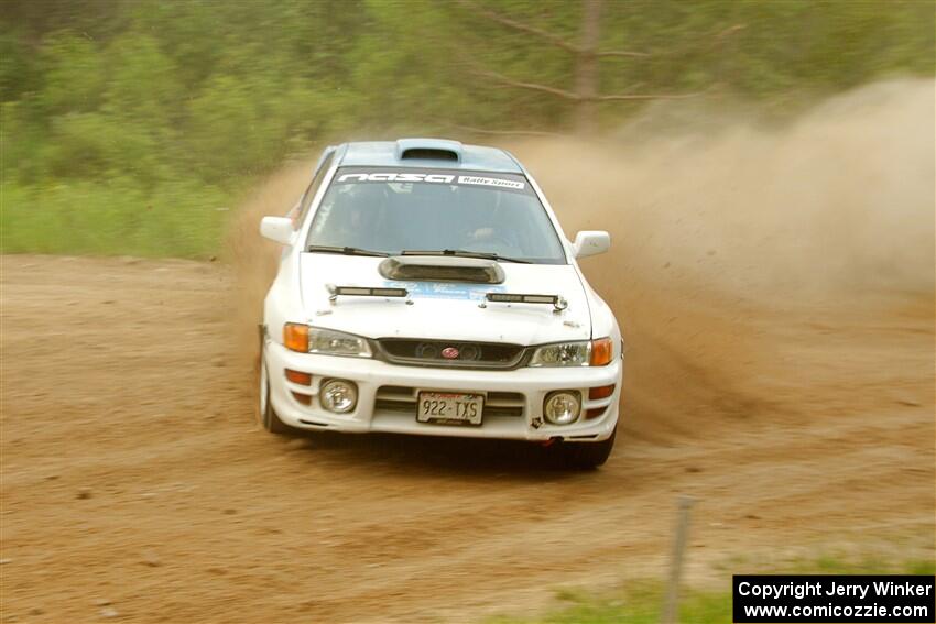 Tyler Matalas / Izaak Degenaer Subaru Impreza LX on SS7, Sand Rd.