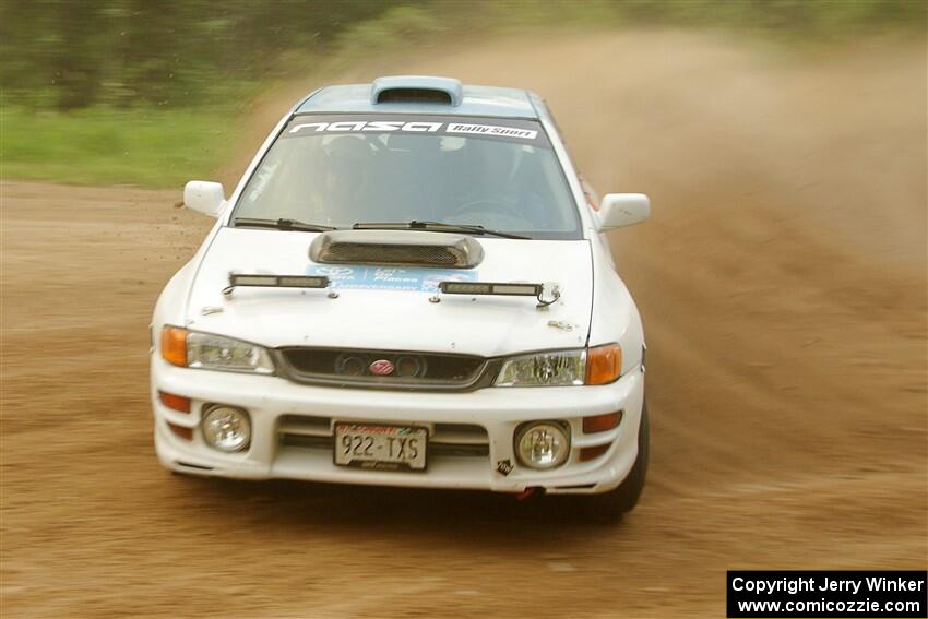 Tyler Matalas / Izaak Degenaer Subaru Impreza LX on SS7, Sand Rd.