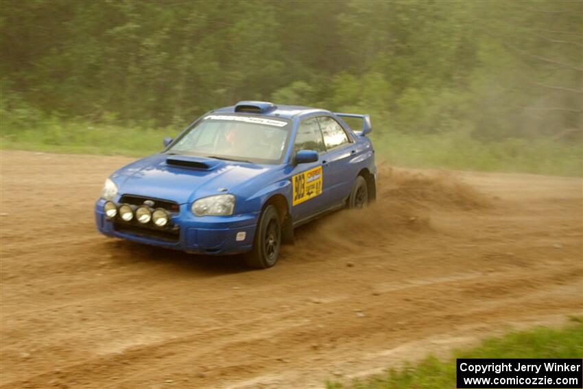 Eric Lind / Alicia Kozakiewicz Subaru WRX STi on SS7, Sand Rd.