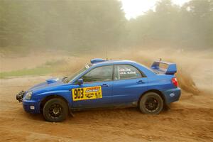 Eric Lind / Alicia Kozakiewicz Subaru WRX STi on SS7, Sand Rd.