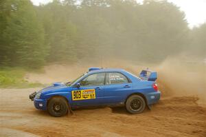 Eric Lind / Alicia Kozakiewicz Subaru WRX STi on SS7, Sand Rd.