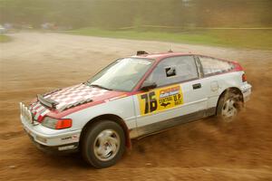 Sean Burke / Max Burke Honda CRX on SS7, Sand Rd.