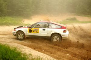 Sean Burke / Max Burke Honda CRX on SS7, Sand Rd.