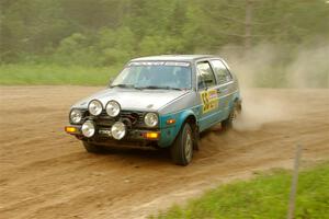 Mark Rokus / Tabitha Lohr VW GTI on SS7, Sand Rd.