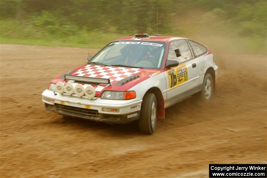 Sean Burke / Max Burke Honda CRX on SS7, Sand Rd.