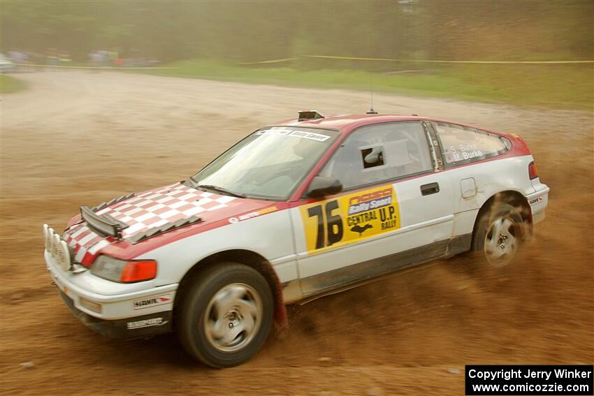 Sean Burke / Max Burke Honda CRX on SS7, Sand Rd.