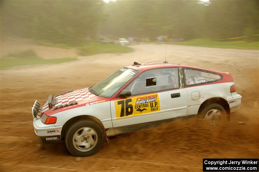 Sean Burke / Max Burke Honda CRX on SS7, Sand Rd.