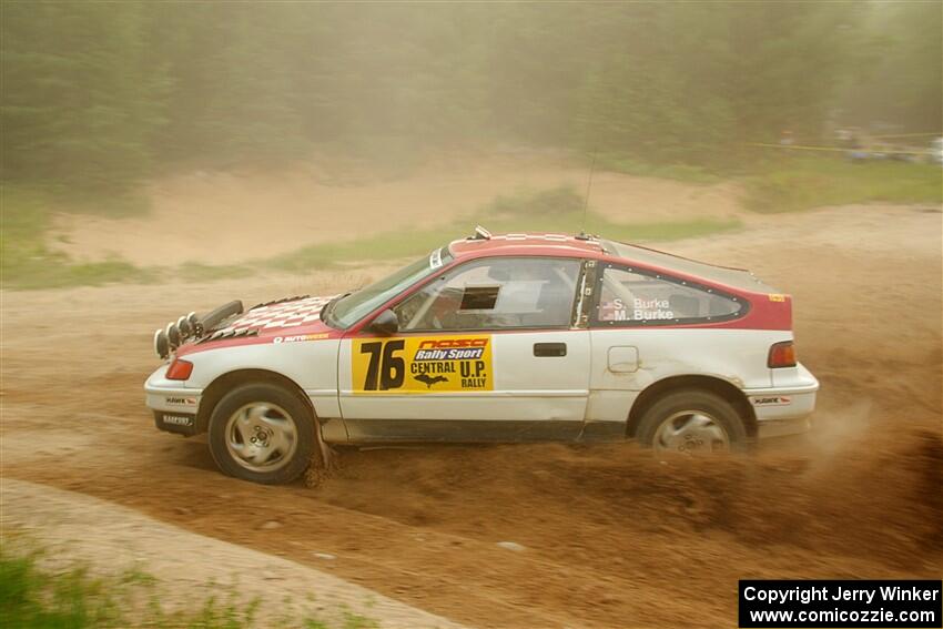 Sean Burke / Max Burke Honda CRX on SS7, Sand Rd.