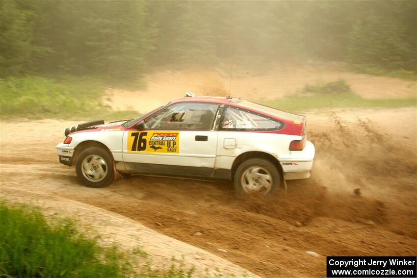 Sean Burke / Max Burke Honda CRX on SS7, Sand Rd.