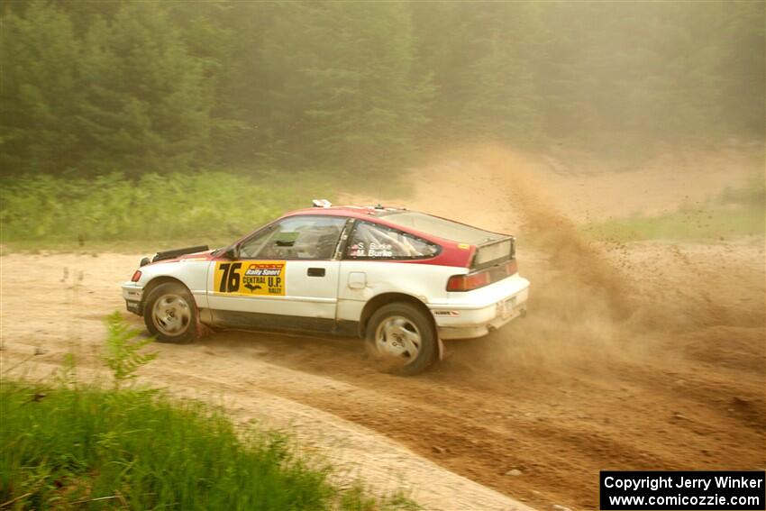 Sean Burke / Max Burke Honda CRX on SS7, Sand Rd.