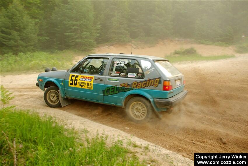 Mark Rokus / Tabitha Lohr VW GTI on SS7, Sand Rd.