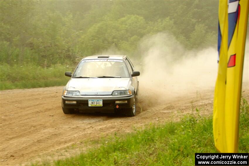 Nick Lyle / Kevin Dobrowolski Honda Civic Si on SS7, Sand Rd.