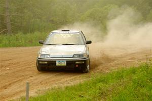 Nick Lyle / Kevin Dobrowolski Honda Civic Si on SS7, Sand Rd.