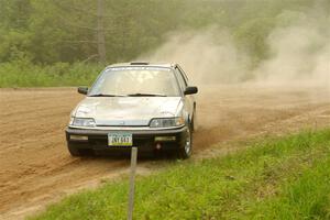 Nick Lyle / Kevin Dobrowolski Honda Civic Si on SS7, Sand Rd.