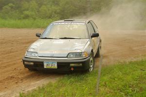 Nick Lyle / Kevin Dobrowolski Honda Civic Si on SS7, Sand Rd.