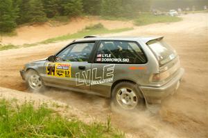 Nick Lyle / Kevin Dobrowolski Honda Civic Si on SS7, Sand Rd.