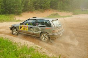 Nick Lyle / Kevin Dobrowolski Honda Civic Si on SS7, Sand Rd.