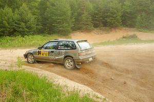 Nick Lyle / Kevin Dobrowolski Honda Civic Si on SS7, Sand Rd.