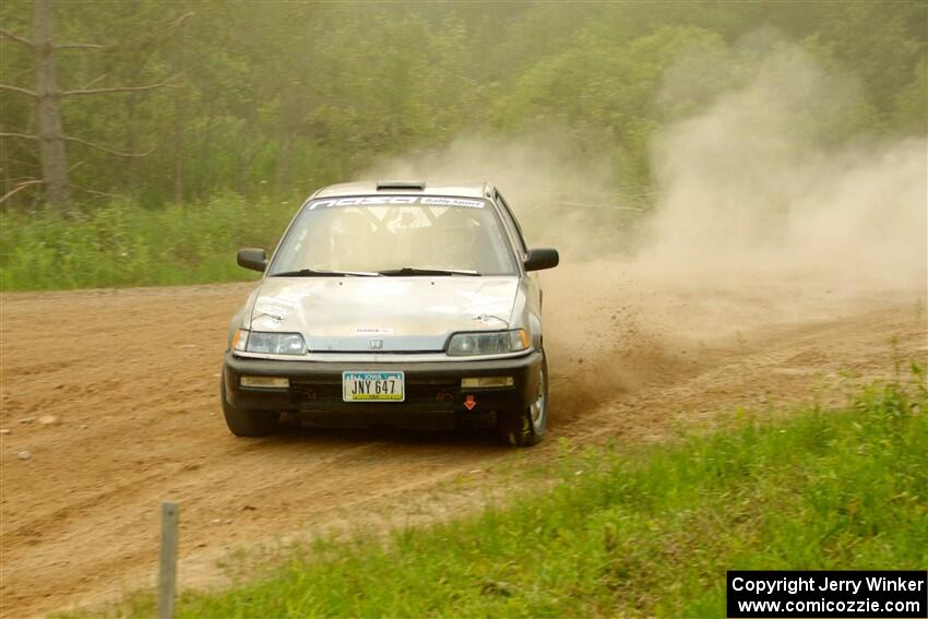 Nick Lyle / Kevin Dobrowolski Honda Civic Si on SS7, Sand Rd.