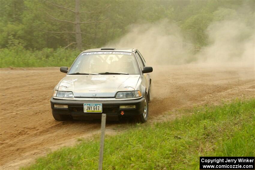 Nick Lyle / Kevin Dobrowolski Honda Civic Si on SS7, Sand Rd.