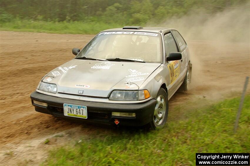 Nick Lyle / Kevin Dobrowolski Honda Civic Si on SS7, Sand Rd.