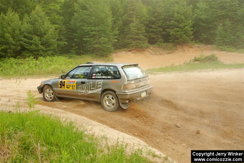 Nick Lyle / Kevin Dobrowolski Honda Civic Si on SS7, Sand Rd.