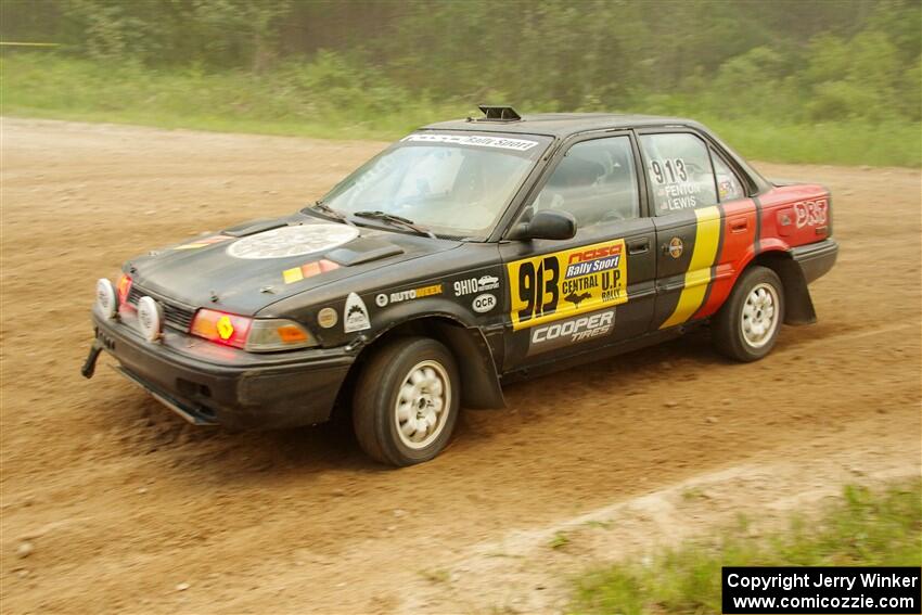 Jim Fenton / Alex Lewis Toyota Corolla on SS7, Sand Rd.