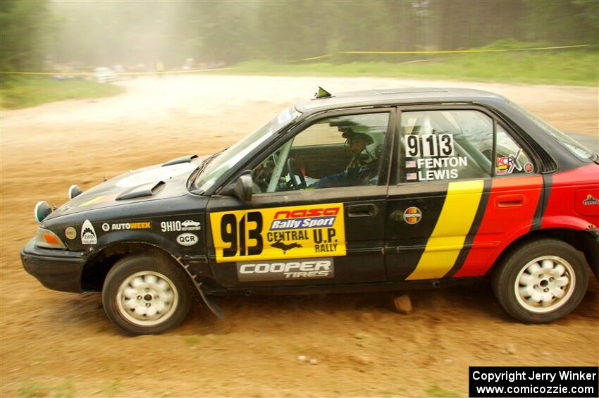 Jim Fenton / Alex Lewis Toyota Corolla on SS7, Sand Rd.