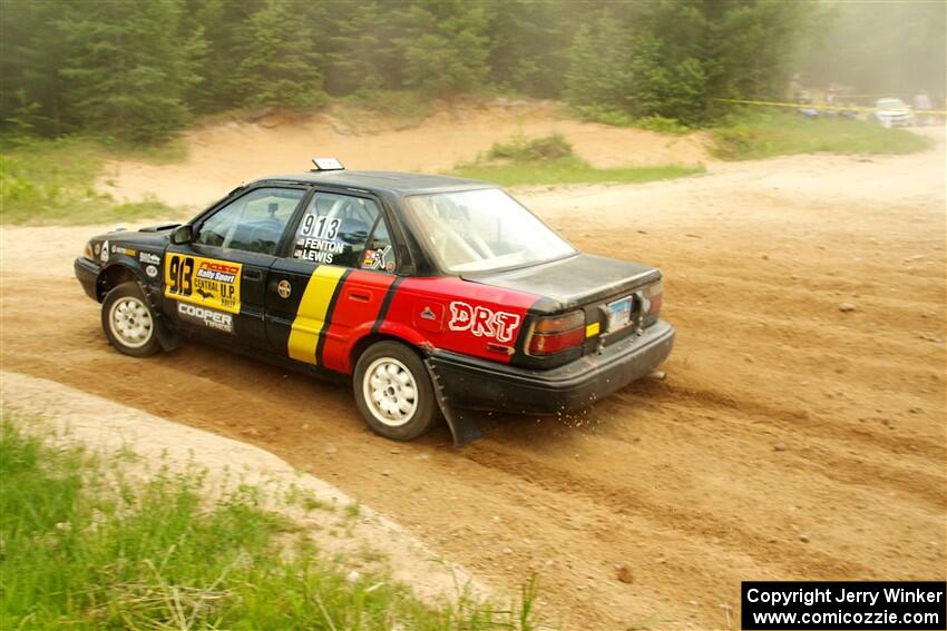 Jim Fenton / Alex Lewis Toyota Corolla on SS7, Sand Rd.