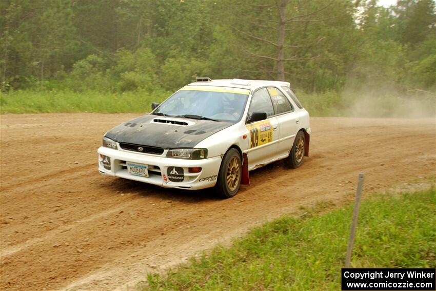 Aidan Hicks / John Hicks Subaru Impreza Wagon on SS7, Sand Rd.